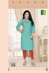 Crayons H Dot By Hirwa Straight With Embroidery Kurtis Wholesale Clothing Suppliers In India